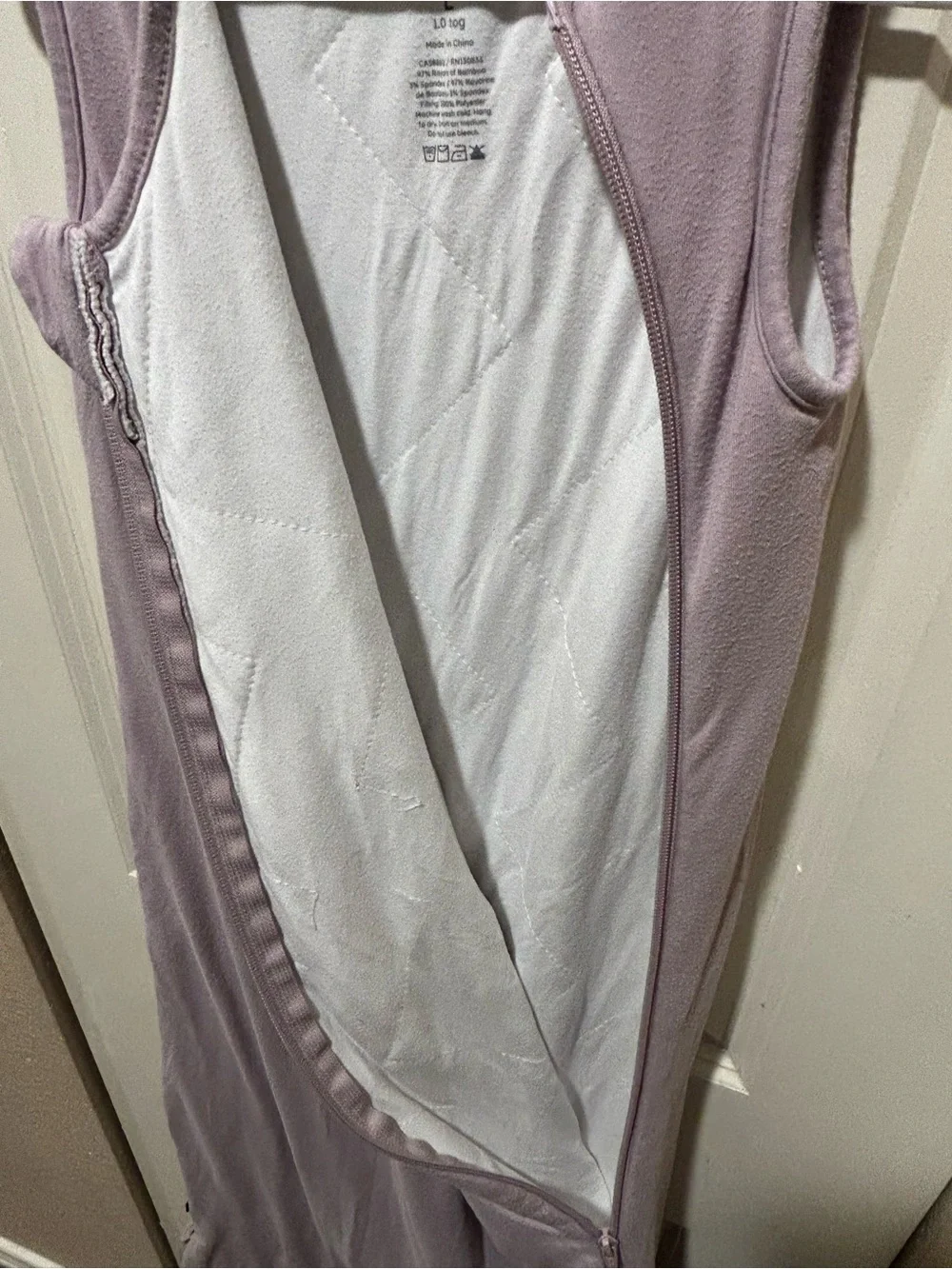 Kyte Baby Sleep Bag in Taro 1.0 , size Large